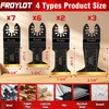 Froylot Latest Titanium Oscillating Tool Blades, Universal Multitool Blades for