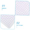 SEWACC Transparent Acrylic Clay Rolling Board Square Sculpting Surface for
