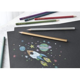 Faber-Castell 201583 Metallic Colour Pencil (Pack of 10)