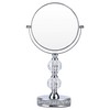 Hanjue Makeup Mirror, 360 Degree Swivel Vanity Mirror, Crystal Cosmetic