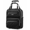 LUGGEX Underseat Carry On Luggage with Wheels, Stylish Lightweight Under