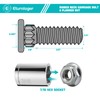 Garage Door Vertical/Curve Track and Extension Ladders Bolts & Lock