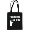 Print4U I'd Rather Be In New York NYC Shopping Tote