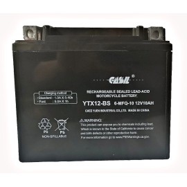 Casil YTX12-BS Motorcycle Battery for KAWASAKI 800CC VN800-A, B, E Vulcan 2004 - 2006