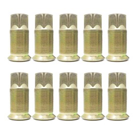 Pro Trucking Products M-131 Left Hand Grade 8 Stud Piloted, Budd Wheel Inner Cap Nut, for Steel Inner and Aluminum Outer Wheels, 2-9/16" L (10 Pack)