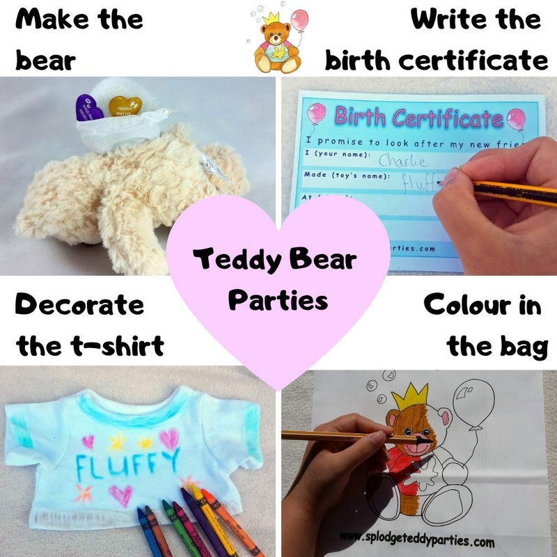 Magic Rainbow Teddy Bear - Soft Plush Toy - 25cm