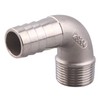 DERPIPE 3/4" Hose Barb x 3/4" Male NPT Stainless Steel
