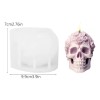 Molde De Silicon Calavera Rosas Velas Dia De Muertos