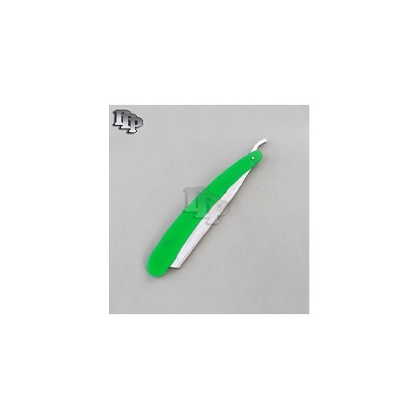 DDP Professional Barber Straight Edge Razor with Green Color 'Solid'