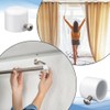AHANDMAKER 4 Pcs Window Curtain Rod End Caps, Iron Curtain