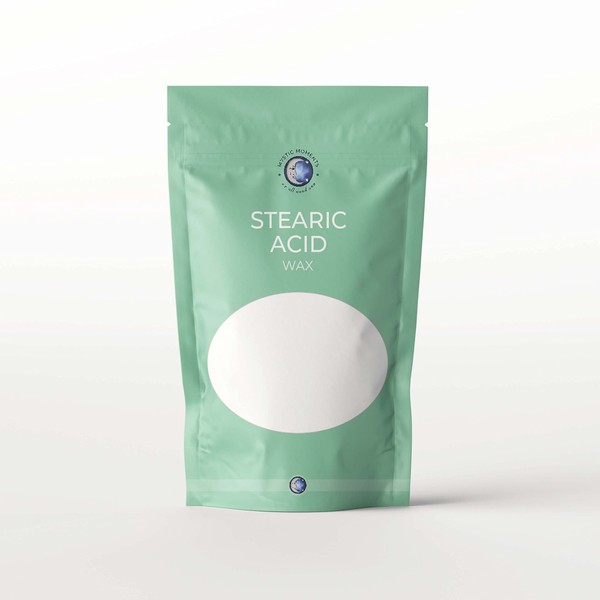 Mystic Moments Stearic Acid Wax 500g | Vegan GMO Free