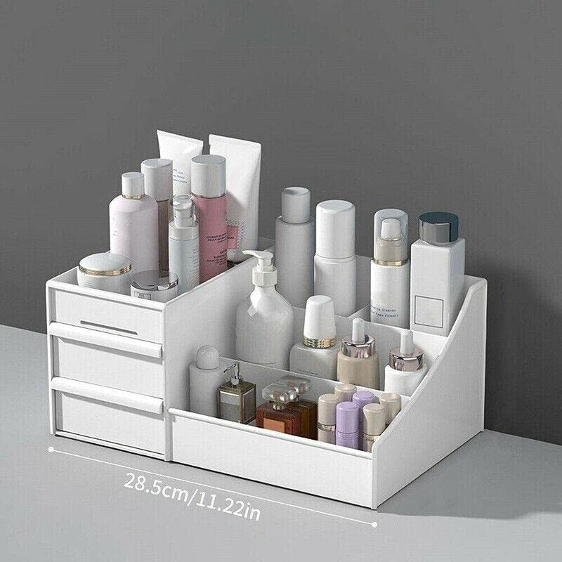 Cosmetic Makeup Organizer with Drawers Bathroom Skincare Storage Box Holder