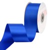 VATIN Double Face Royal Blue Satin Ribbon 1-1/2" Continuous 25