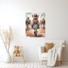 Twisted R Design 16x20 Little Cowgirl Two Nursery Canvas Print
