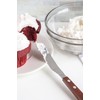 Fox Run Offset Icing Spatula, 4.25-Inch Stainless Steel Blade, Wood