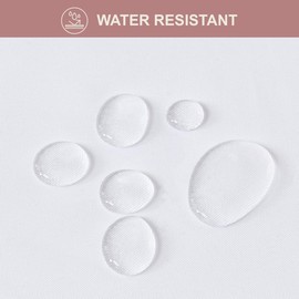 Amussent Round Tablecloth Water Resistant Table Cloth Wrinkle Free Stain and Spill Proof Polyester Table Cover for Dining/Parties/Buffet - 70 Inch, White