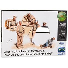 Master Box Models Modern U.S. Tankmen in Afghanistan Can We Buy One of You Model Building Kit, 1/35 Scale