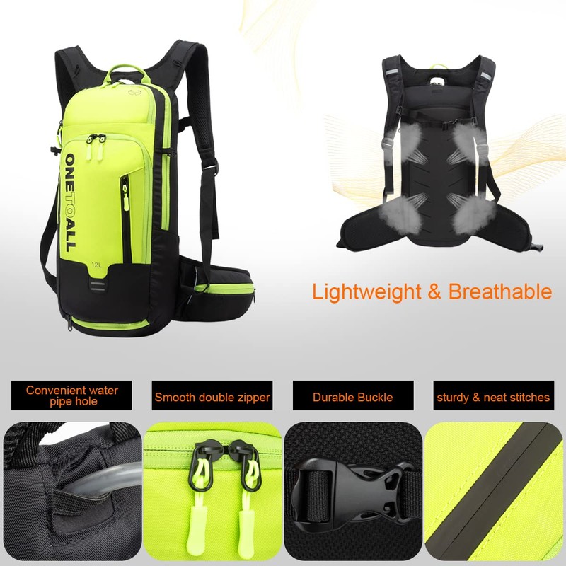 LOCAL LION Bicycle Backpack Ski Backpack Small for Women Men