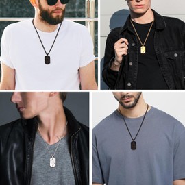 Fervia Baseball Initial Necklace for Men Dog Tag Stainless Steel Black Letter Pendant Sport Baseball Athletes Jewelry Gifts for Men Boys Teen Kids Boyfriend with 22+2 Inches Stainless Steel Chain(D)