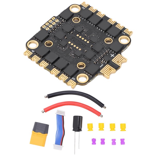 DEWIN 4 in 1 RC Drone Flight Controller Stack 45A Electronic Speed Controller with Double Hole Spacing for FPV RC Drone