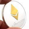 Ethereum Coin Commemorative ETH Coin, Physical Blockchain Crypto for Securely