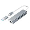 Adaptador Usb Ethernet C 3.0 A Rj45 Red Lan 4