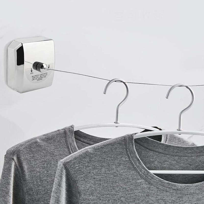 FISHTEC Retractable Washing Line - Wire Stainless Steel 2.8 m