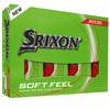 Srixon Soft Feel Brite Golf Balls, Red