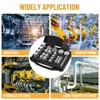 Venussar 56 Pcs BSPP Cap and Plug Kit, Hydraulic Cap