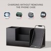 LADSTAG Vegan Leather Desk Organizer with Phone Stand