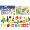 Christmas Advent Calendar Countdown Blind Box Toy Push Bubble Stress