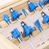 Router Bits Set 1/4" Inch Shank Tungsten Carbide Router Bits