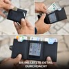Lederhand Neo Wallet, black, Mini coin compartment