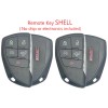 VLS X2 Remote Smart Key Fob SHELL For GMC Sierra