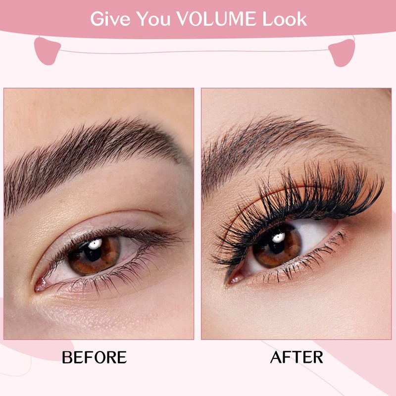Cluster Eyelashes, Pack of 72 Individual Eyelashes, Eyelash Clusters, DIY