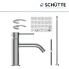 SCHÜTTE ARAGON 37955 Cold Water Tap Bathroom Only for Cold