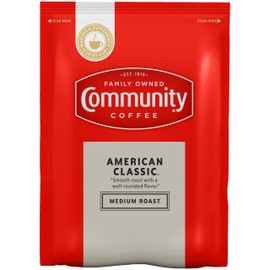 Community Coffee American Classic, Medium Roast Pre-Measured Coffee Packs, 3.0 Ounce Each (Box of 20)