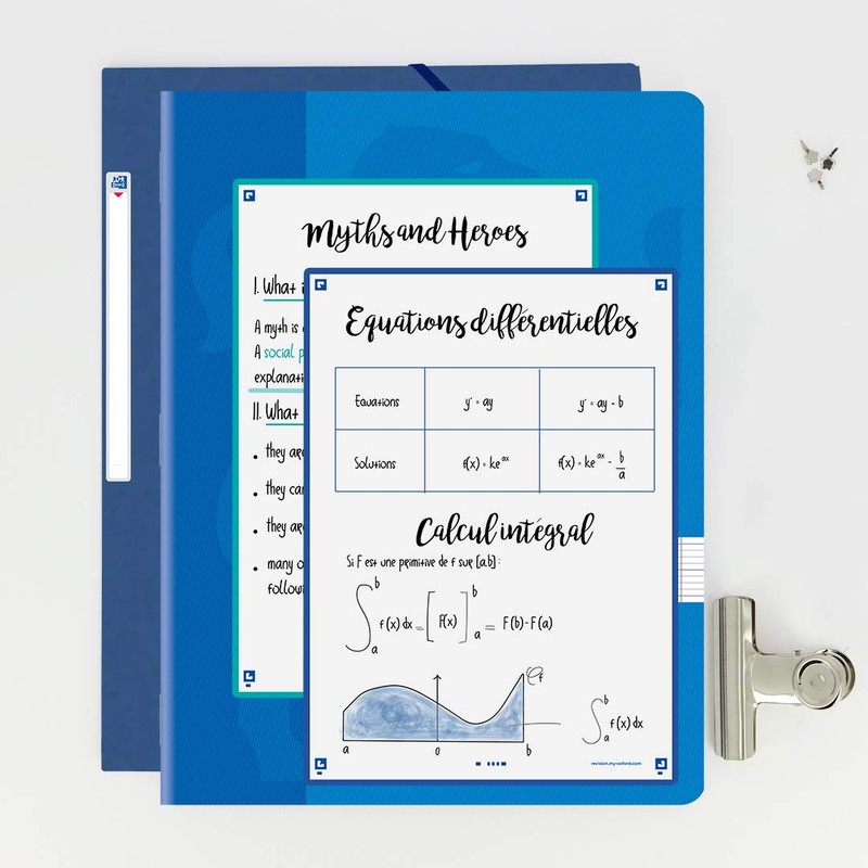 Oxford Revision 2.0 Index Cards A5 (14.8 x 21 cm)