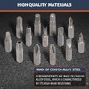 PRIDE&CRAFT 102PC Screwdriver Bits Set With 1/4'' Quick Release Bit