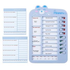 Checklist Slider Board - Sliding Chore Chart for Study Checklist - Classroom Bedroom Stationery Visual Routine Planning Board for Children's Day, Birthday