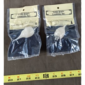 Vickie Jeans (2) Silicone Light Bulbs VICKIE JEAN CREATIONS Candle Glow Bulbs