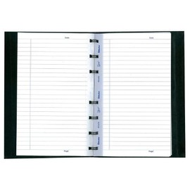 Blueline Miraclebind Notebook, 150 Pages, Black, 8-Inch x 5-Inch (AF6150.81)