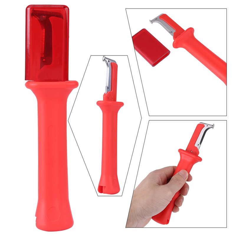 1 PC Electrical Insulation Cable Wire Stripper Cutter Insulated Handle