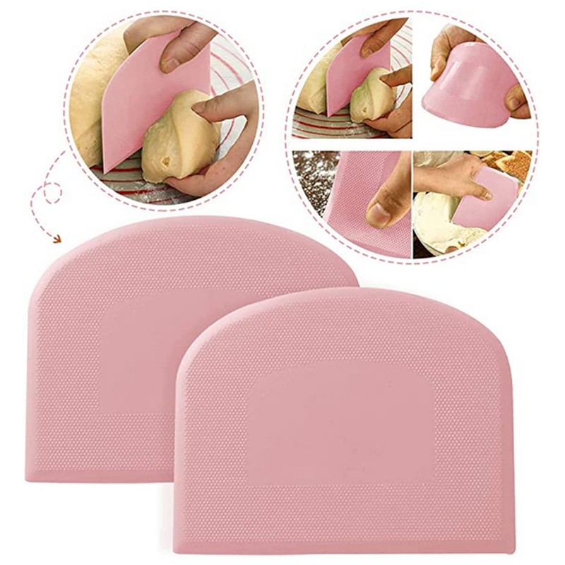 BOMJJOR Rascador de plástico para masa, para el hogar, cocina,