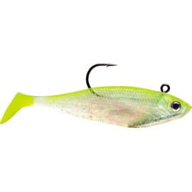 Storm WildEye Swim Shad 02 (Shiner Chart. Silver, Size- 2)