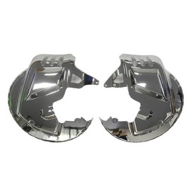 Chrome Motorbike Brake Rotor Covers LED Ring Of Fire For Honda Goldwing GL1800 2001-2014 F6B 2013-2015 (Blue)