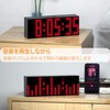 CHKOSDA Digital Alarm Clock, LED Clock, 2 Inch Digital, 7
