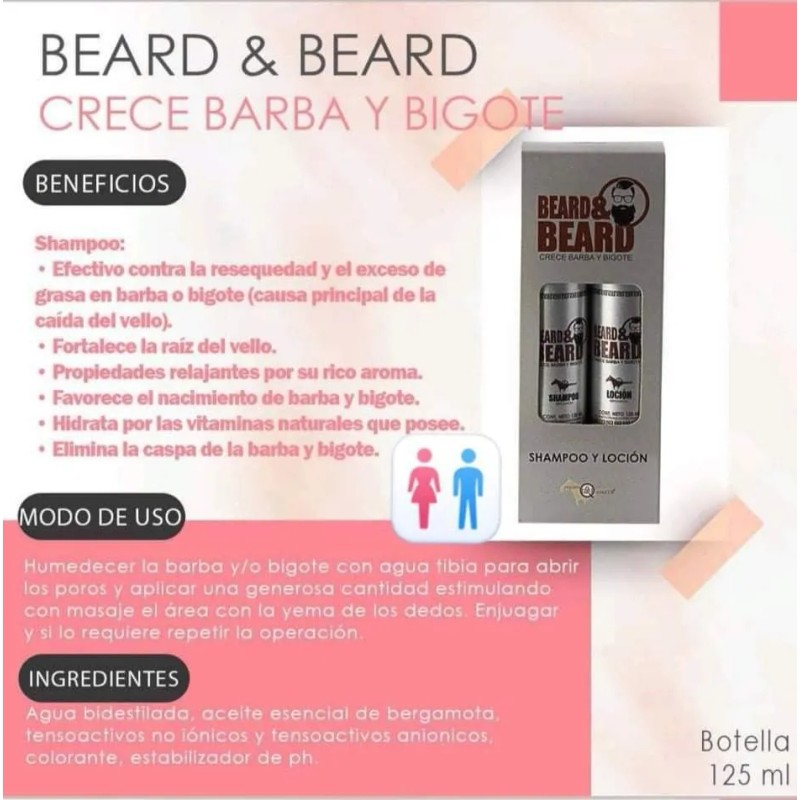 Kit Barba Y Bigote Yeguada Beard & Beard Shampoo Y