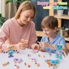KODATEK Wooden Snap-Together Building Toys, STEM Building Blocks, Take Apart