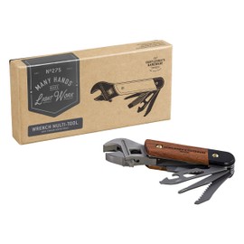 Gentlemen's Hardware Wrench Multi-Tool, 9-in-one wrench, one-size (GEN275)